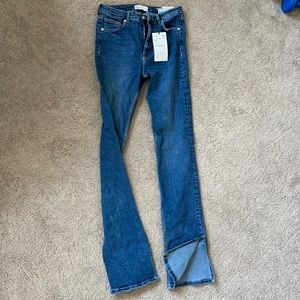 Zara split-skinny jeans